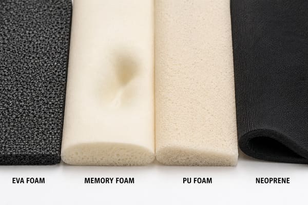 safety shoe collar padding materials close-up