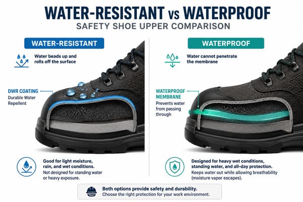 What Is the Difference Between a Waterproof Upper and a Water-Resistant Upper?