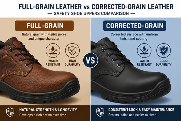 What Is Full-Grain Leather in Safety Shoes and Why Does It Matter?