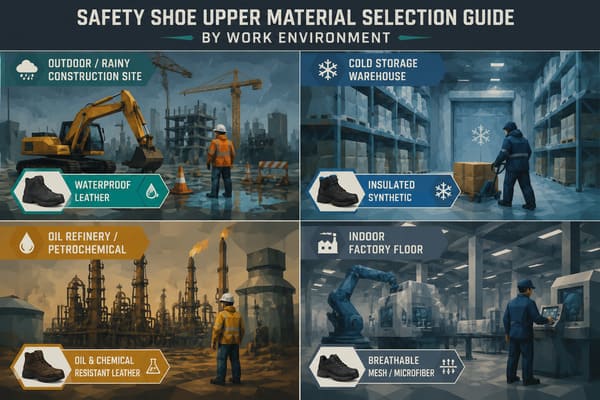 Best Upper Material for Safety Shoes by Work Environment best upper material for safety shoes by work environment