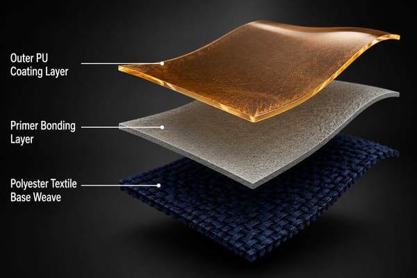 What Does PU Coating Actually Do to the Upper Fabric PU coating thickness upper fabric safety shoe cross section