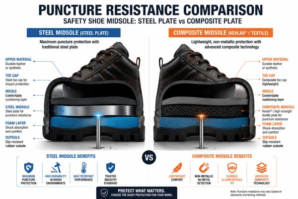 What Is the Difference Between a Steel Midsole and a Composite Midsole?