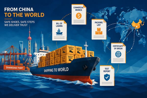 How to Import Safety Shoes from China\ How to import safety shoes from China documentation shipping terms