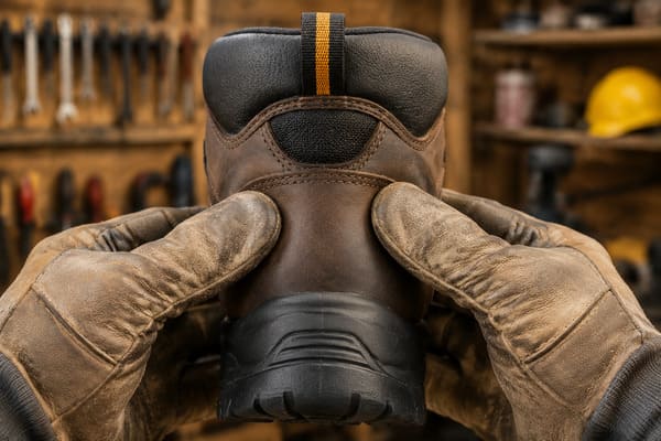 how to test heel counter quality safety shoe