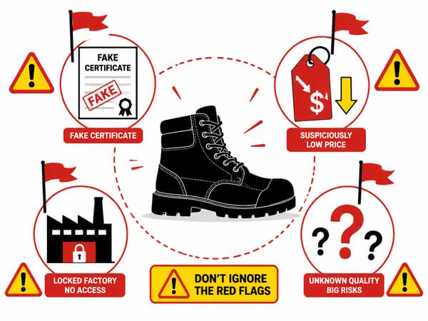 Red Flags When Sourcing Safety Shoes from China Red flags when sourcing safety shoes from China