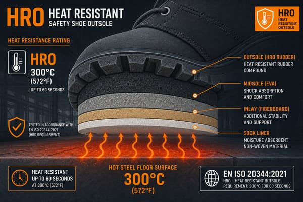 What Is the HRO Rating on a Safety Shoe Outsole?