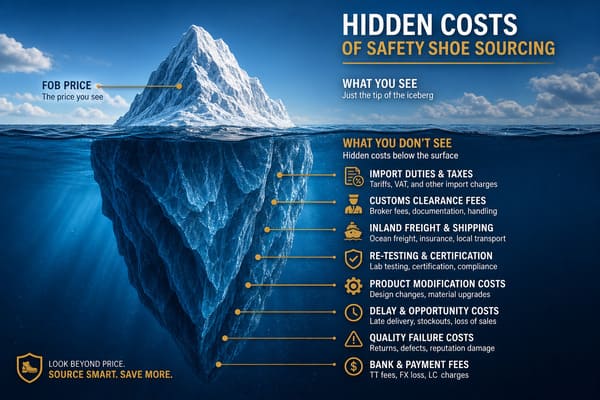 Hidden costs in safety shoe sourcing and quotes