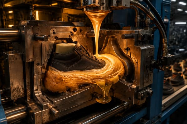 What Is PU Injection Molding in Safety Shoe Manufacturing?