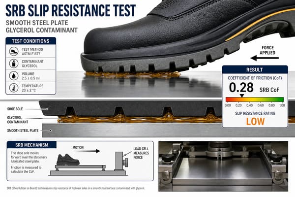 What Surface Is SRB Slip Resistance Tested On?