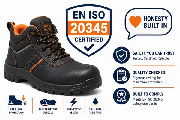 trusted safety shoe manufacturer EN ISO 20345