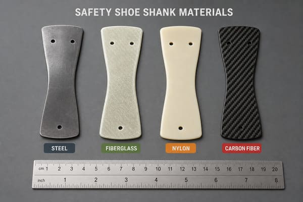 Safety shoe shank materials comparison