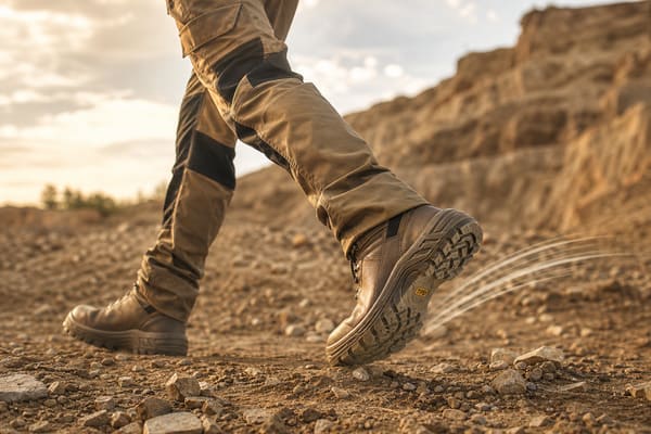 lightweight TPU outsole safety shoes for outdoor construction workers
