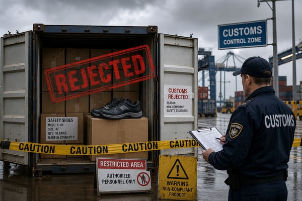 Why safety shoes get rejected at customs