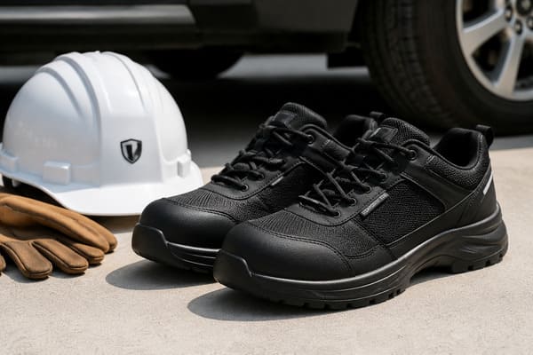 Lightweight composite toe safety shoes for daily wear